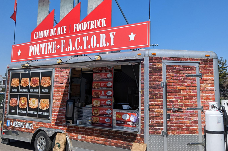 Camion de rue Poutine Factory Food truck Festival